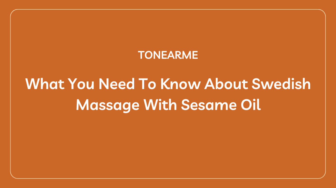 Experience Relaxation and Wellness with Swedish Massage Near Me - Sesame Oil Techniques